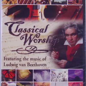 Classical worship album cover featuring Beethoven's music.