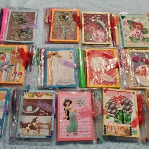 Assorted notepads with unique designs